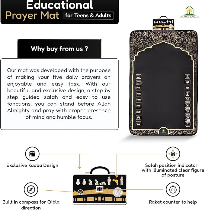 Educational Prayer Mat for Teens and Adults