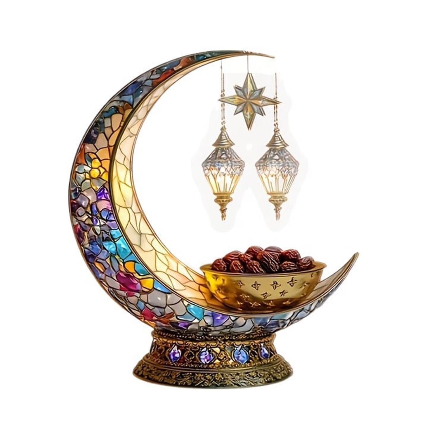 Ramadan Decorations, Table Decor Eid Mubarak, Islamic 2d Moon Sign Ornaments, Eid Decorations, Art Accessories, Acrylic Tabletop Decorative Sign